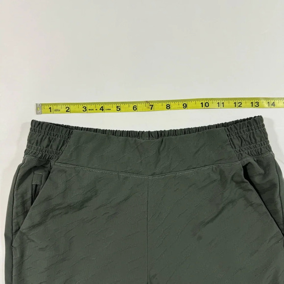 Athleta Brooklyn Textured Jogger Pants Mountain Olive Green - Picture 7 of 9